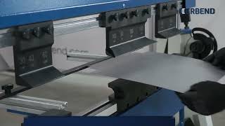 Erbend UFA Manual Metal Folding Machine by MacTech [upl. by Nedrob]