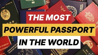 The most powerful passport in 2024 [upl. by Kcirdaed]