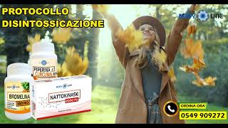 KIT DISINTOSSICAZIONE con Nattokinase 2000fu Bromelina 500pro Piperina e Curcuma Più Detox [upl. by Eneleahs]