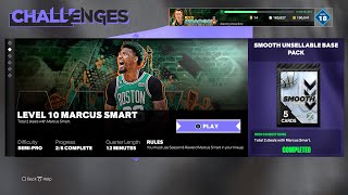 NBA 2K24 Season 8 LEVEL 10 TOTAL 2 STEALS WITH MARCUS SMART CHALLENGE [upl. by Cristin]