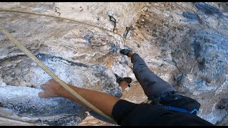 Climbing Elefantenhimmel 7a Grande Grotta  Kalymnos [upl. by Anastice]