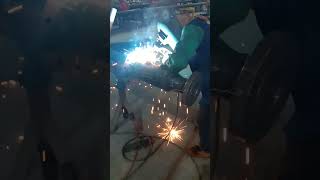 Arc Welding Process pipelinewelder arcwelding welder metalworking weldingprocess welding [upl. by Sievert]