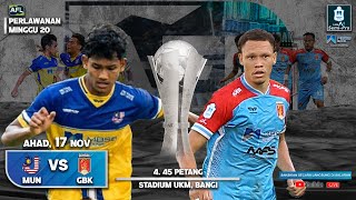 Live A1 SEMIPRO MBSB BANK CHAMPIONSHIP 2425  MUN vs GBK [upl. by Sara-Ann622]