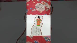 Bristi pore tapur tupur song in paper folding art shorts pleasesubscribe [upl. by Aip]