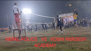 Night Mayor Cup Volleyball Inaruwa  Koshi Police Vs Koshi Pradesh VTCE [upl. by Lramaj]