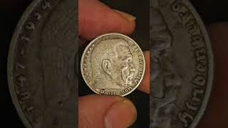 1935 German 5 Reichsmark silver coins [upl. by Zehcnas788]