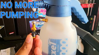 HELPFUL Pump FoamerSprayer NoPump Mod  Schrader Valve Install [upl. by Nanaj]