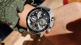 Blancpain fifty fathoms Bathyscaphe Chronographe Flyback 43mm Grey meteor dial [upl. by Komara]