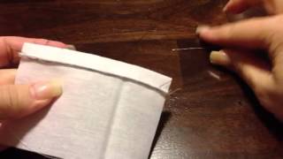 Blind Stitch Finishing Knot [upl. by Olimreh]