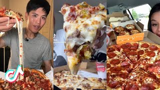 PIZZA TikTok Mukbang Compilation 2 [upl. by Nnylatsyrk]