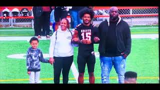 Buchtel 2024 Football Senior Recognition [upl. by Ecirtram114]