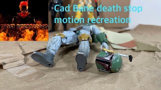 Cad Bane vs Boba Fett Clone Wars deleted scene stop motion recreation [upl. by Imre]