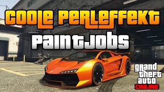 GTA 5 Online  3 COOLE PERLEFFEKT PAINT JOBS  RARE PAINTJOBS  Cremrot Orange Platin  Deutsch [upl. by Buckler]