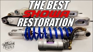 Honda CR250 Full Restoration  Part 4  Showa Rear Shock Rebuild [upl. by Nahtnhoj]