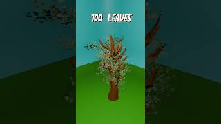 Tree Leaves Simulation Leaf Simulation Test Blender Tree [upl. by Tunnell485]