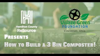 DIY 3 Bin Composter from Wood Pallets  Easy Tutorial [upl. by Limhaj]