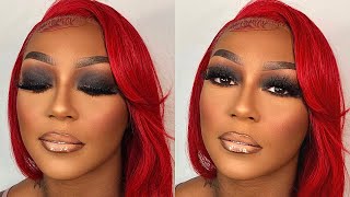 Smokey Eye X full coverage 🔥🔥 [upl. by Salamone]