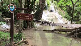 Erawan Falls in Kanchanaburi All 7 Levels [upl. by Ahsekin]