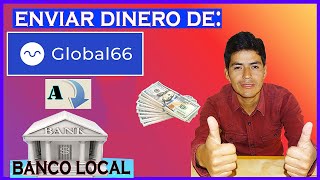 Como TRANSFERIR O ENVIAR DINERO DE GLOBAL66 A CUENTA BANCARIAComo Retirar Dinero de GLOBAL66 A BCP [upl. by Kermit]