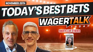 WAGERTALK TODAY BEST BETS  MNF  NBA  College Basketeball [upl. by Ariel]