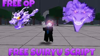 OP suiryu script  STRONGEST BATTLE GROUNDS  VERY OP IF U HAVE SKILL  COOL MOVEMENTS  PC amp MOBI [upl. by Stark]