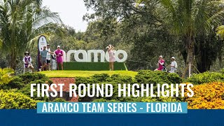 FIRST ROUND HIGHLIGHTS  ARAMCO TEAM SERIES  FLORIDA [upl. by Dnalkrik]