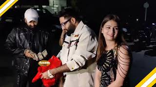 Tehelka Bhai With Wife Deepika Arrive At Jigna Vora Birthday Party [upl. by Yenduhc]