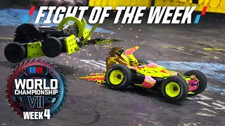 BattleBots Fight of the Week Emulsifier vs Fusion  from World Championship VII [upl. by Hsaka748]