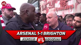 Arsenal 11 Brighton  Where Was Aubameyang When It Mattered Claude Rant [upl. by Adiaz343]