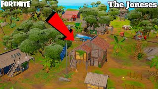 NEW THE JONESES LOCATION GAMEPLAY  FORTNITE LOOTING GUIDE [upl. by Simmons]