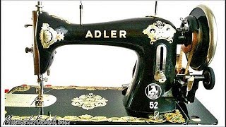 Adler 52 Sewing second part  Adler Nähmaschine Klasse 52 Nähen [upl. by Carmena]