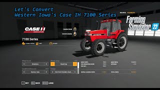 🚜LIVEFS22Lets Convert Western Iowas 7100 Series [upl. by Nere635]