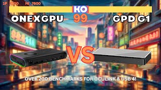 Ultimate Battle ONEXGPU vs GPD G1 eGPU docking stations [upl. by Oribel]