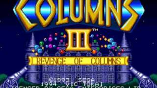 Columns III Revenge of Columns Music  BGM 14 Clotho [upl. by Nymzaj]