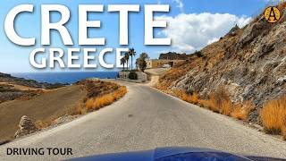 Scenic Drive From Plakias to Monastery of Preveli and Then to Ammoudi Beach Crete Greece 2024 [upl. by Enail]