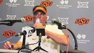 Mike Gundy post Baylor Oct 26 2024 [upl. by Samoht546]