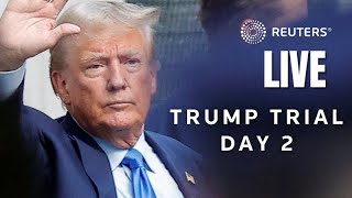 LIVE  TRUMP TRIAL DAY 2 Donald Trump in court for civil fraud trial in New York [upl. by Aralk]