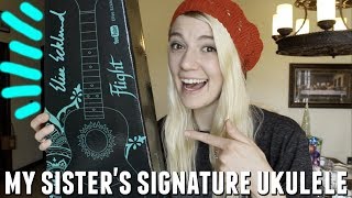 Unboxing Elise Ecklund signature ukulele  Flight [upl. by Nena338]