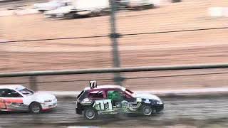 Junior Sedans Heat 1 Chariots Of Thunder Night 2 Northline Speedway Darwin [upl. by Camroc386]