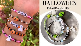 ¿Cómo hacer pulseras de Halloween en minutos abicrochetcreaciones [upl. by Allehs461]