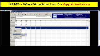 Oracle e Business Suite Work Structure 3  Sameh Bakkar [upl. by Arraeic]