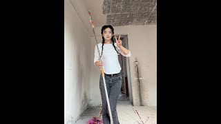 👷Painter Applying putty  Puttying for renovation putty 241123 [upl. by Neeoma]