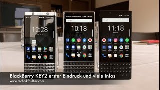 BlackBerry KEY2 erster Eindruck und viele Infos [upl. by Htnnek]