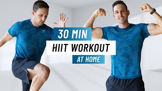 30 Min HIIT Workout For Fat Loss  Full Body Workout At Home No Equipment No Repeats [upl. by Tenej]