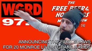 Announcing the First Shows for 20 Monroe Live in Grand Rapids  FBHW Segment 16 [upl. by Linehan]