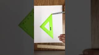 How To Draw A Rhombus Using A Set Square Ruler [upl. by Tobie736]