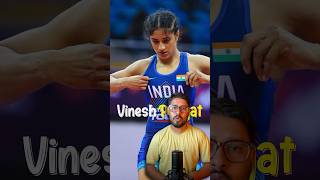 Why Was Vinesh Phogat Disqualified 😨 shorts olympics vineshphogat [upl. by Nosrettap799]