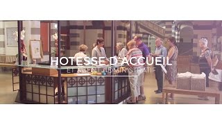 Les Métiers du Sancy  Hôtesse daccueil et agent administratif [upl. by Hnoj32]