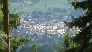 Oberammergau  Der Blick von der KolbensattelHütte [upl. by Anwaf982]