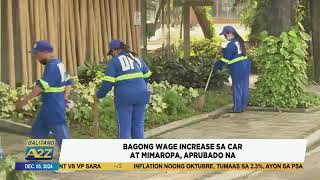 BalitangA2Z  BAGONG WAGE INCREASE SA CAR AT MIMAROPA APRUBADO NA [upl. by Nnael]